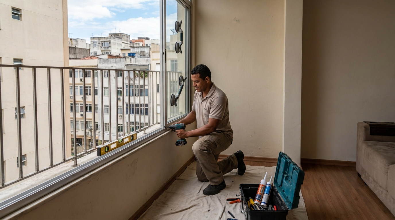 Janelas de Vidro em Taboão da Serra‑SP